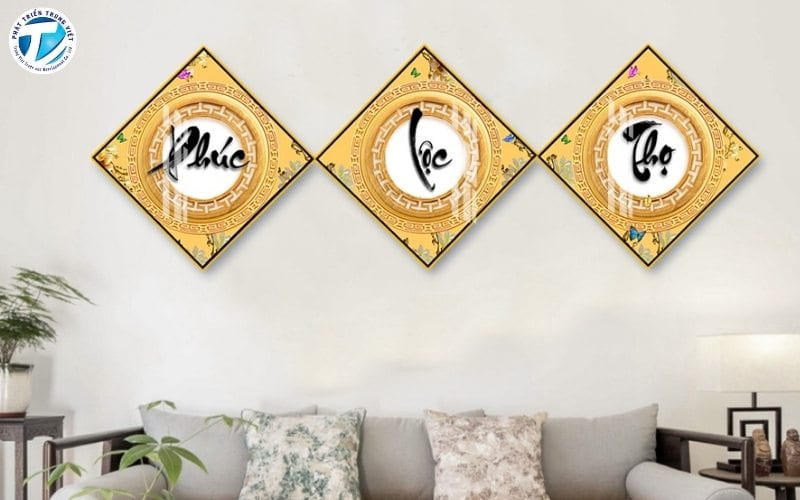 Tranh chữ phúc lộc thọ